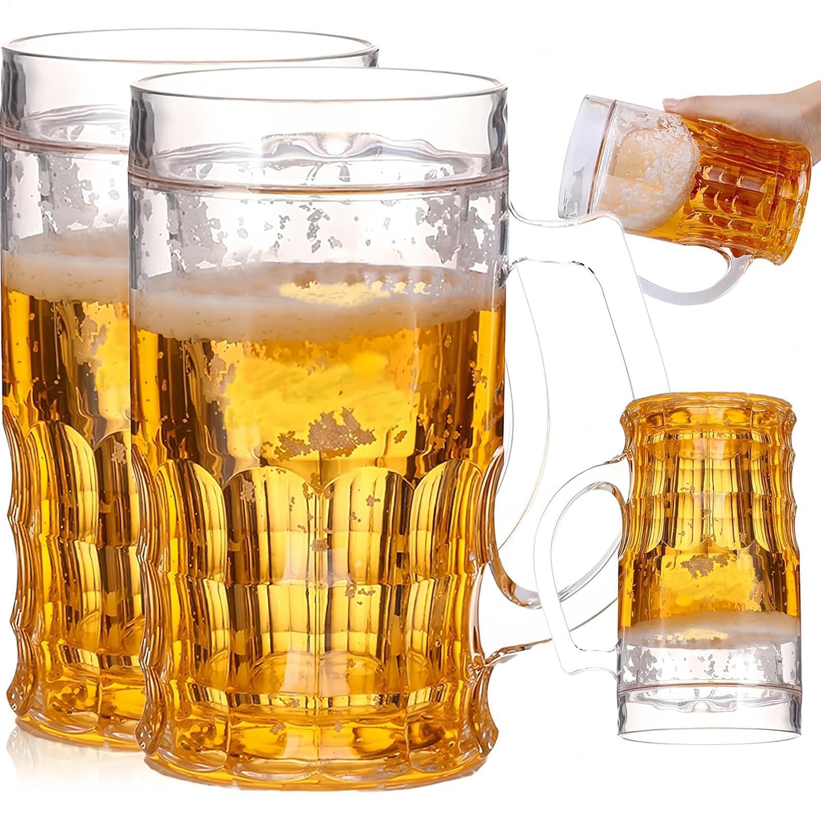 Beer Mug Handled - 450ml Grappige nep biermok Realistische biermok
