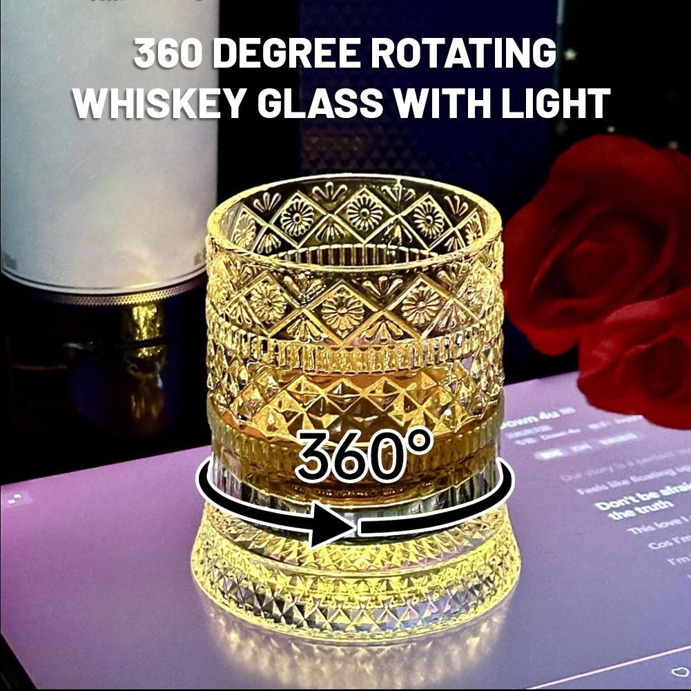 Wine To Beer To Liquor - Draaibaar whiskyglas, creatief kristallen bierglas, stressverlichtende