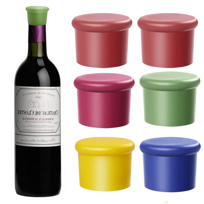 Beer Wine Hobby - 1/5pcs Wijn Stoppers Herbruikbare Siliconen Kurken