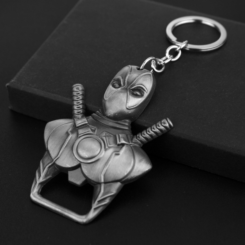Wine Beer Opener - Deadpool sleutelhanger Trendy gepersonaliseerde sleutelhanger flesopener