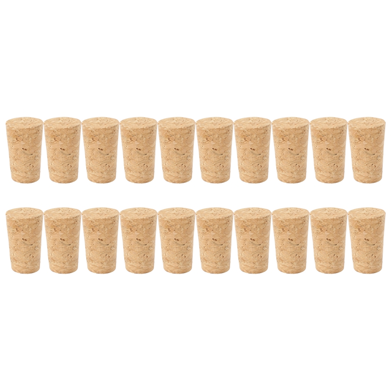 Beer Wine Hobby - 20 Stks/partij Natuurlijke Hout Kurken Wijn