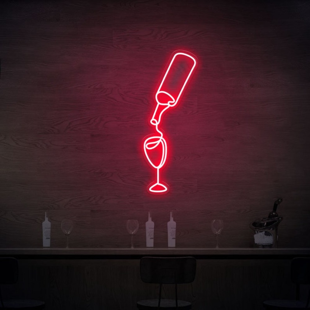 Wijn Led Neon Sign verlichting - Wine In Beer Store recensie en prijs