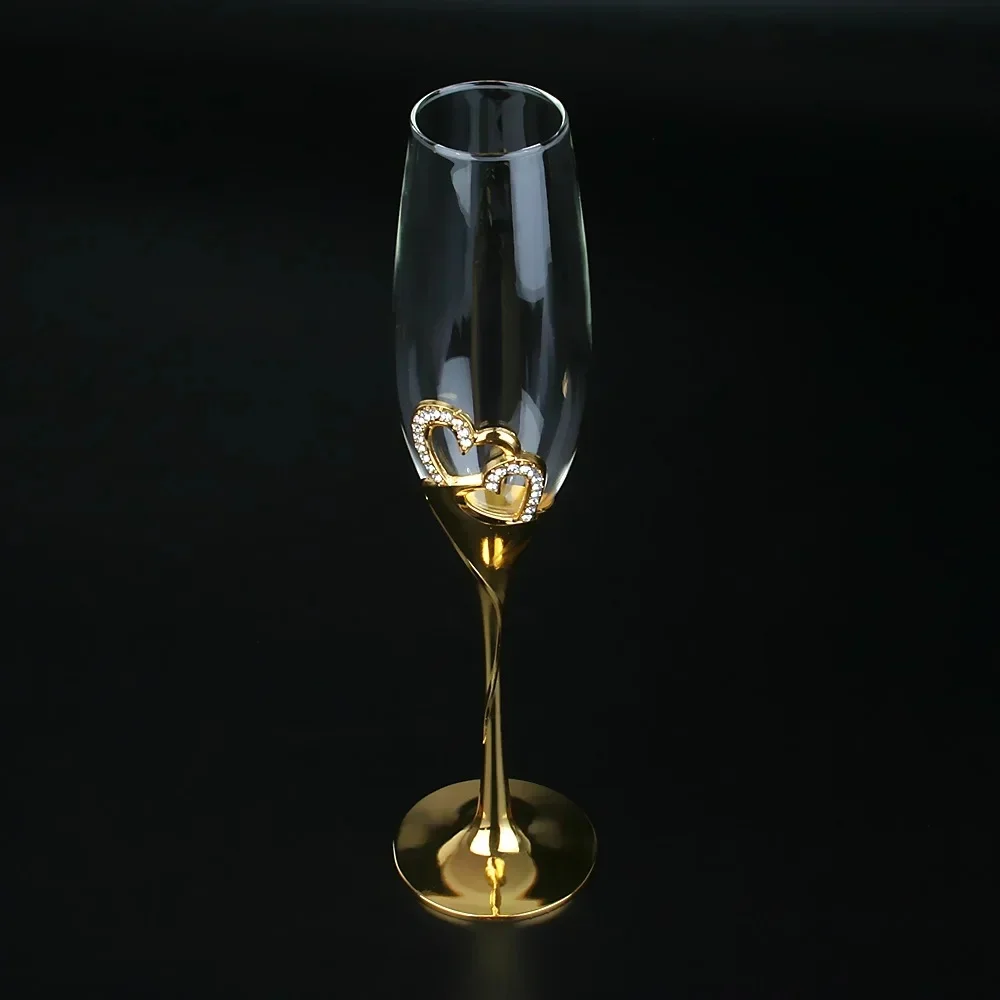 Elegante hart- en tulvorm cham - Champagne Flute Pair recensie en prijs
