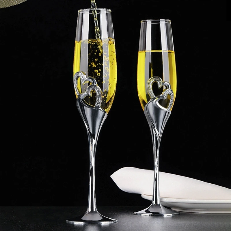 2 stks Bruiloft Champagne Glas - Champagne Flute Pair recensie en prijs