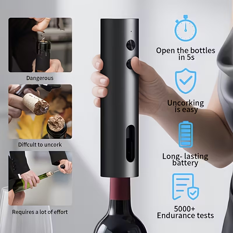 Elektrische kurkentrekkerset N - Wine Beer Opener recensie en prijs
