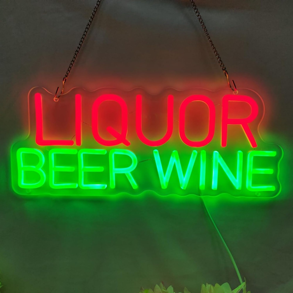 LED Neon Lichtreclame voor dra - Wine In Beer Store recensie en prijs