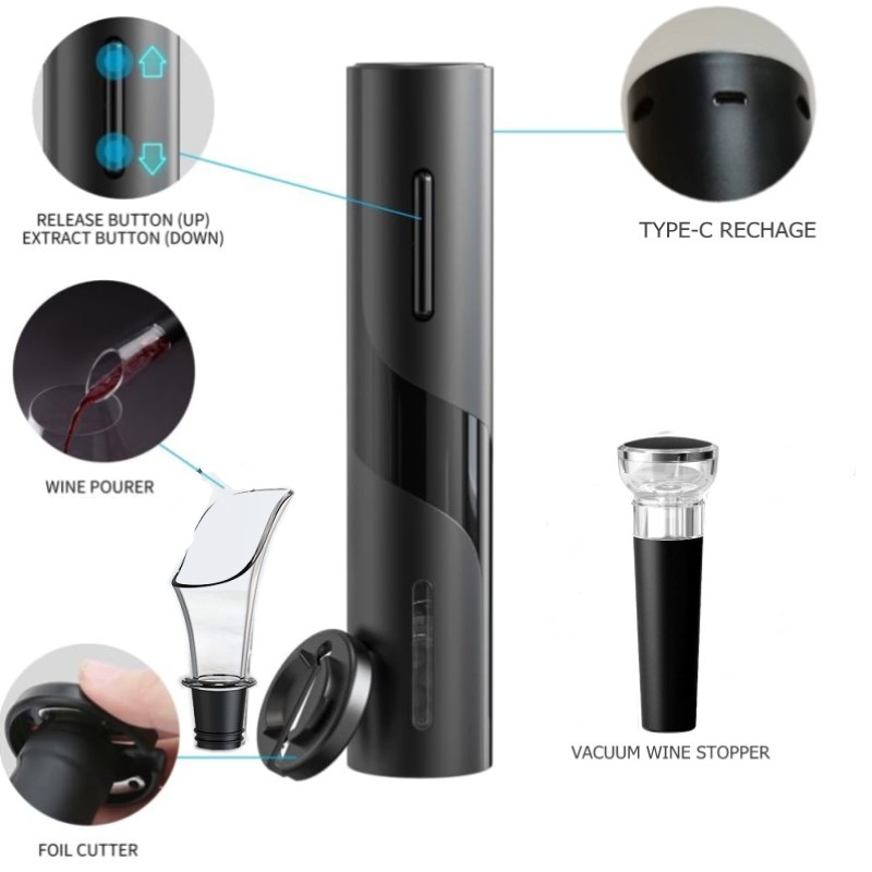 Oplaadbare multifunctionele el - Wine Beer Opener recensie en prijs