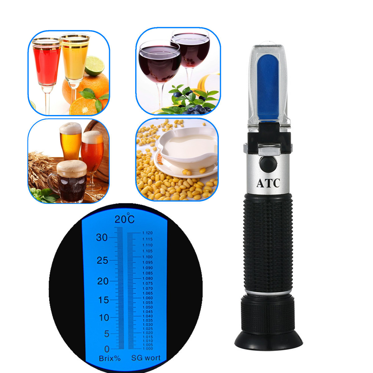 Refractometer 0-32% Brix Bierb - Wine To Beer To Liquor recensie en prijs