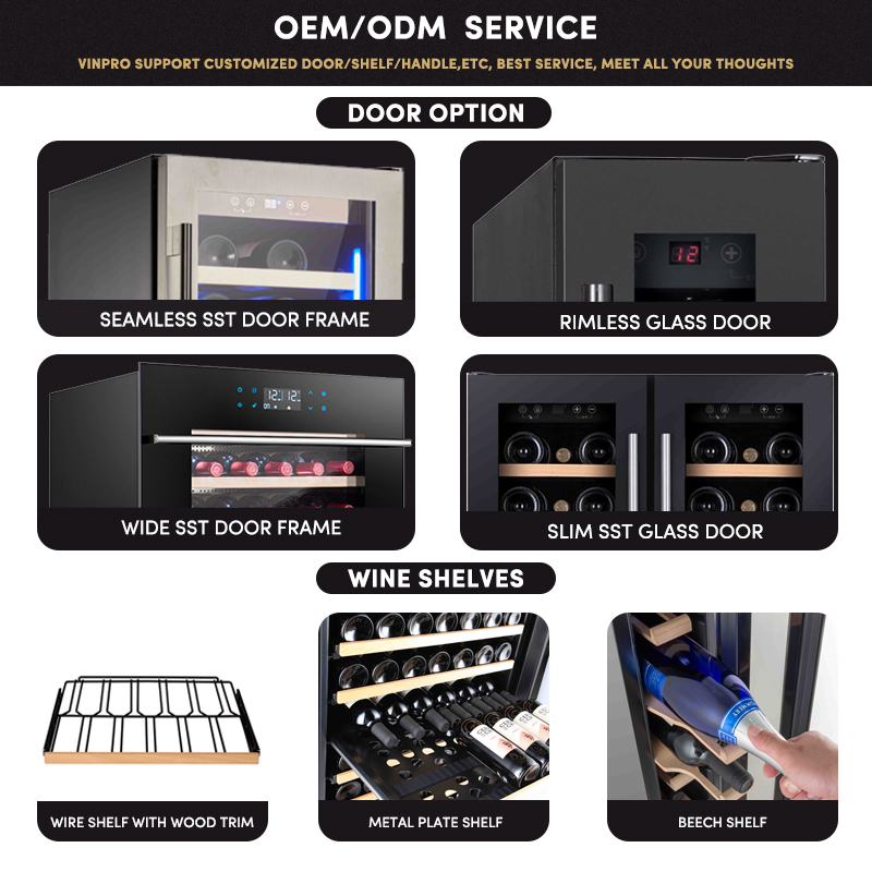 176L glazen deur koelkast onde - Wine And Beer Undercounter Fridge recensie en prijs