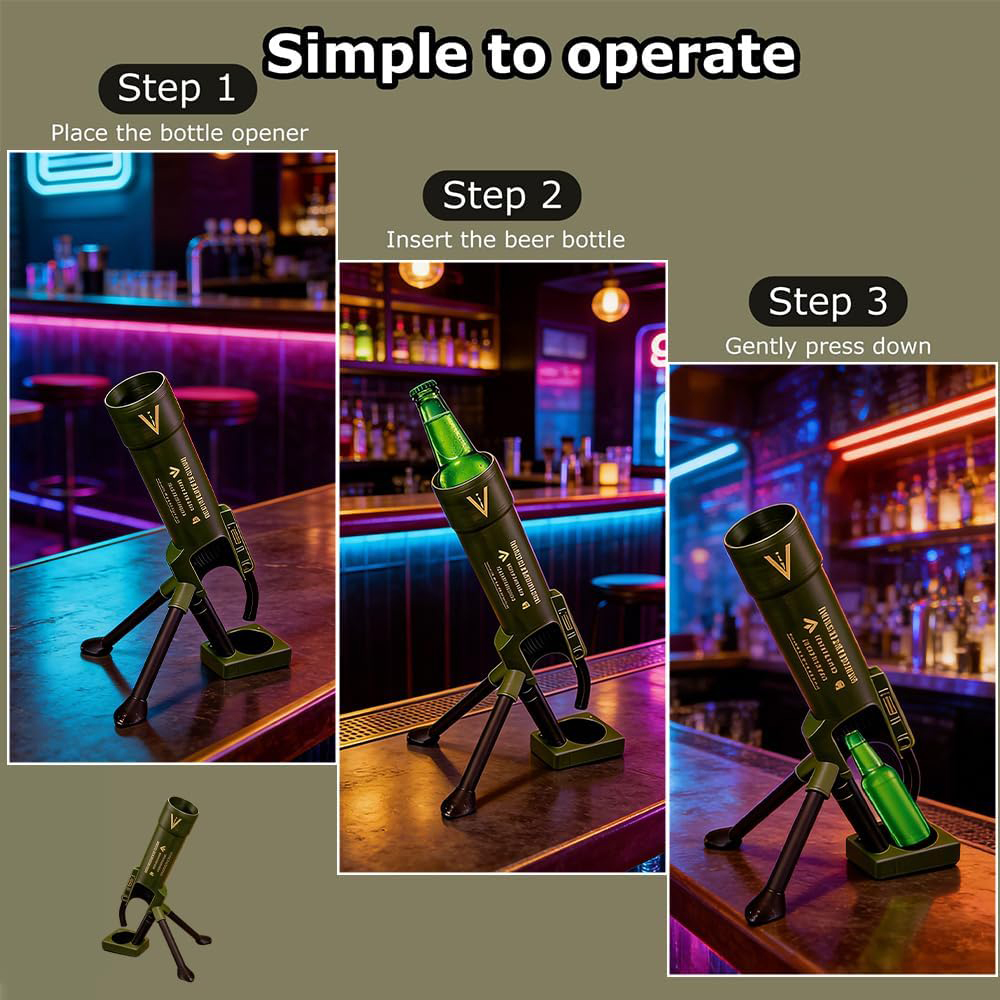 Mortar flesopener, bierflesope - Wine Beer Opener recensie en prijs
