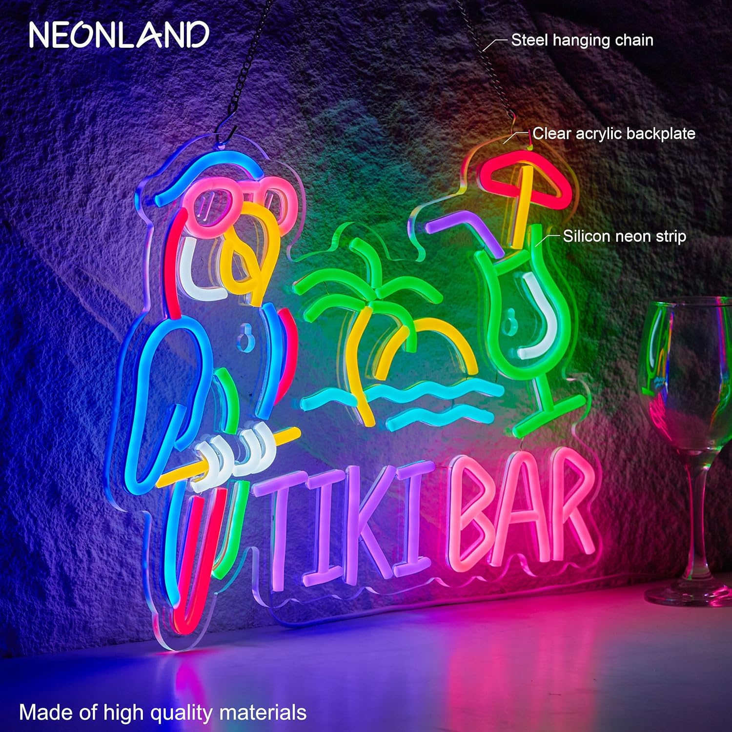 Tiki Bar Papegaai Palmboom Neo - Beer & Wine Jockey Plaza Shopping recensie en prijs