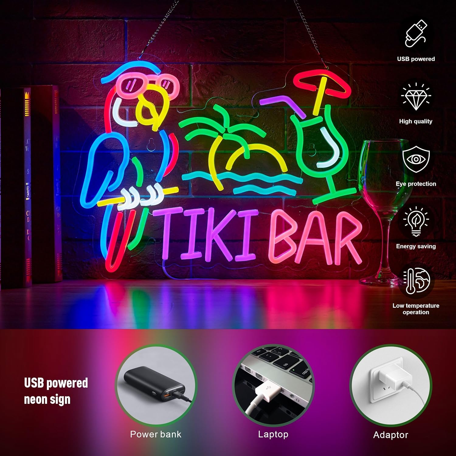 Tiki Bar Papegaai Palmboom Neo - Beer & Wine Jockey Plaza Shopping recensie en prijs