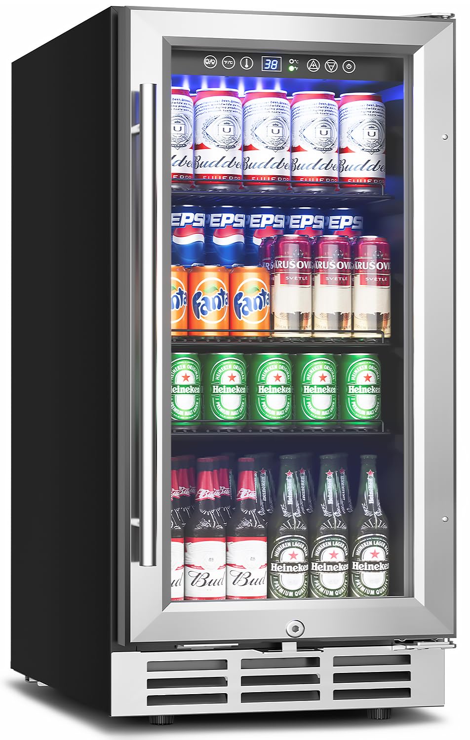 15 inch onderbouw drankenkoelk - Wine And Beer Undercounter Fridge recensie en prijs