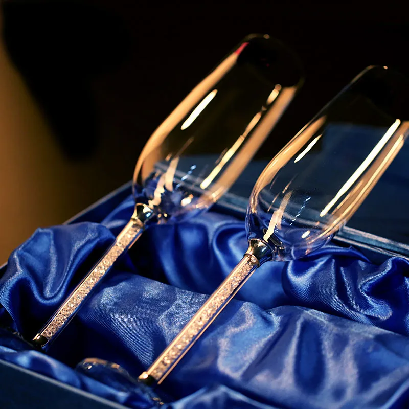 Creatief bruiloftswijnglas, un - Champagne Flute Pair recensie en prijs