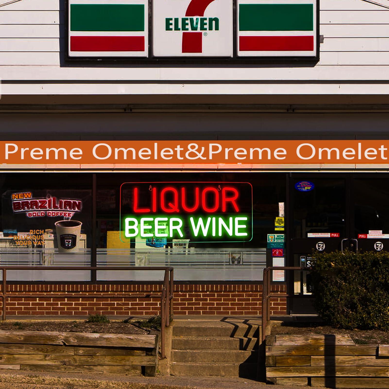 Liquor, bier, wijn neonborden  - Wine In Beer Store recensie en prijs