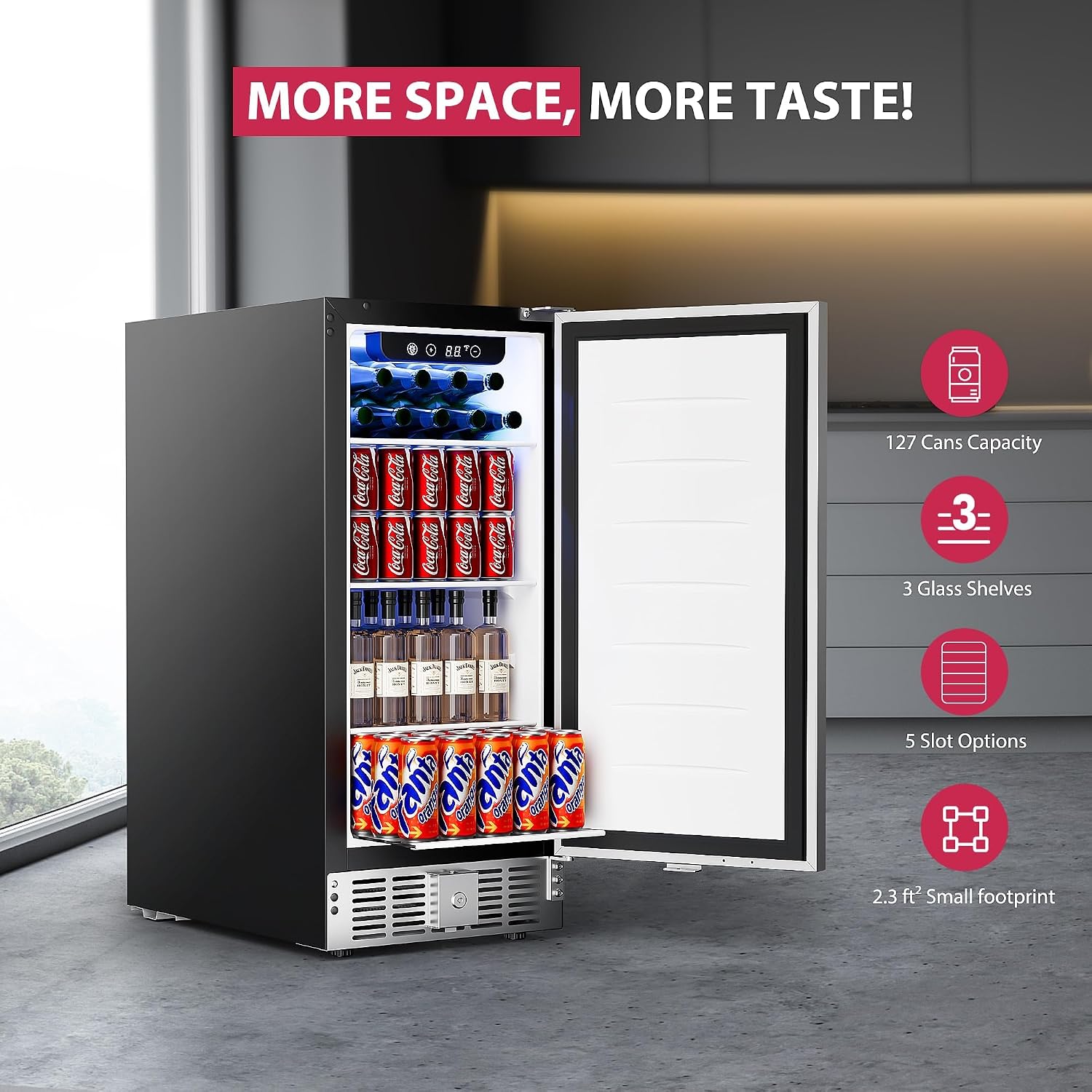 15 inch drankenkoelkast voor o - Wine And Beer Undercounter Fridge recensie en prijs